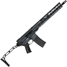 CMMG Dissent MK4 Rifle, .300 AAC Blackout, 16" Barrel, 30RD, Grey Folding Stock, Semi-Auto