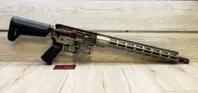Shark Coast Tactical Bushido 5.56 NATO 16" Semi-Auto Rifle with 30RDS, Laser Engraved Silver/Black