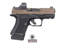 Shadow Systems CR920 Elite 9MM Bronze Pistol with Black Barrel and Holosun EPS C, 3.41" 13RD/10RD