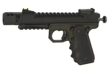 Volquartsen Scorpion 4.5" .22LR OD Green Competition Pistol with Black Hogue Grip