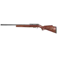 Volquartsen Deluxe 17WSM SA Rifle with Stainless Steel Brown Laminate Stock