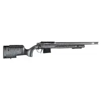 Christensen Arms BA Tactical .308 Winchester, 20" Threaded Carbon Fiber Barrel, Bolt Action Rifle, Black/Gray Webbing