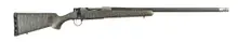 Christensen Arms Ridgeline Bolt Action Rifle - .270 Winchester, 24" Carbon Fiber/Threaded Barrel, Stainless Steel, Green with Black/Tan Webbing Stock - CA10299-E14413