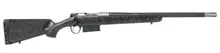Christensen Arms Ridgeline 450 Bushmaster Bolt Action Rifle - 20" Threaded Carbon Fiber Barrel, Black with Gray Webbing Stock