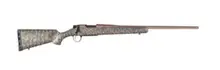 Christensen Arms Mesa 6.5 Creedmoor Bolt Action Rifle with 22" Threaded Barrel, Bronze/Green Finish, and Black/Tan Webbing Stock