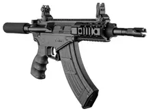 Gilboa Silver Shadow M43 Pistol 7.62x39mm - 7.5" Barrel, Black Polymer Grip, Gas Impingement, 30-Rounds, Buffer Tube