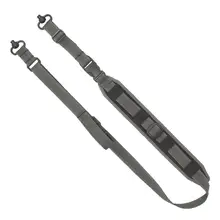 GROVTEC QS 2-POINT SENTINEL SLING WITH HEAVY DUTY PUSH BUTTON QD SWIVELS WOLF GRAY