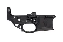 Primary Weapons Systems MK1 MOD 2-M AR-15 Stripped Lower Receiver, Ambidextrous, Black Anodized - 222M100SM1B