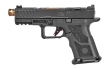 ZEV Technologies OZ9 Compact 9mm Pistol with Bronze Threaded Barrel and Black Polymer Grip