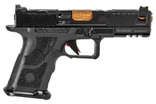 ZEV Technologies OZ9 Standard Covert 9MM 4.49" Bronze Barrel Pistol with Black Polymer Grip, 15 Rounds