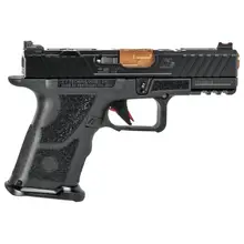 ZEV Technologies OZ9 Elite Compact 9mm Luger Semi-Auto Pistol with 1-10RD PMAG Black/Bronze