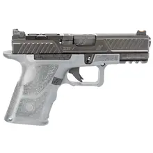 ZEV Technologies OZ9C Combat 9mm Handgun with 4.49" Barrel, Grey Grip, No Magazine