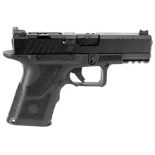 ZEV Technologies OZ9 Duty Compact X, 9mm Luger, 4" Black, 17+1, Serrated Stainless Steel Slide with Optic Cut, X-Grip Polymer Frame with Picatinny Rail, Fiber Optic Combat Sights