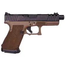 ZEV Technologies Glock 19 Gen 4 Spartan FDE 9mm 4.5in Compact Pistol - 15+1 Rounds