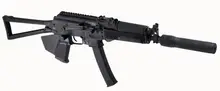 Kalashnikov USA KALI 9 Semi-Automatic 9MM 16.33" Barrel CA Compliant Rifle with Faux Suppressor & 10-Round Capacity - Black