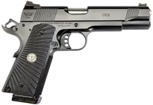 Wilson Combat 1911 CQB Full-Size 9mm Luger 5in Black Pistol with G10 Starburst Grip and Ambi Safety - 10+1 Rounds