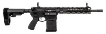 Adams Arms P2 AARS Pistol 308 Win 12.5" Black Nitride with SBA3 Brace, M-LOK Rail System, and 20+1 Capacity
