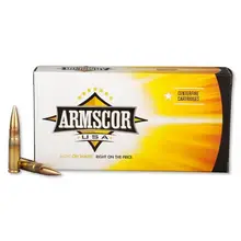 ARMSCOR USA 300 AAC Blackout 147gr Full Metal Jacket (FMJ) Ammunition - 20 Rounds per Box