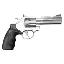Rock Island Armory AL22M Stainless Steel .22 Magnum Revolver with 4" Barrel and 8-Round Capacity, Black Rubber Grip