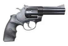 Rock Island Armory AL22B .22 LR Revolver with 4" Barrel, 9-Round Capacity, Blued Finish, and Rubber Grip