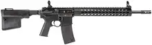 Troy Industries Special Purpose Carbine A4 SA 223/5.56 16" 30+1 BattleAx Collapsible Stock Black