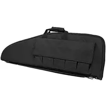 NCSTAR VISM 36" Black Rifle Case with Double Zippers, ID Holder & Foam Padding - CV2907-36