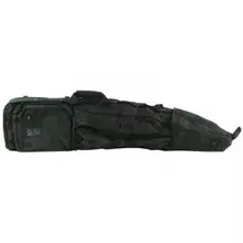 NCStar VISM 45" Black Nylon Drag Bag with Padded Shoulder Straps for Double Rifle