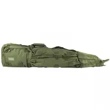 NCSTAR VISM Green Drag Bag 45" Double Rifle Case with Backpack Shoulder Straps - CVDB2912G