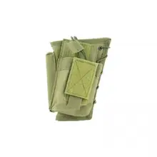 NCStar Green Nylon Stock Riser with Magazine Pouch for Most AR/AK Style Magazines