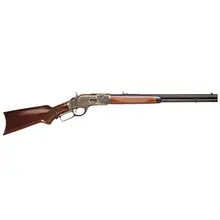 Cimarron Firearms 1873 Deluxe Short Rifle, .357 Magnum, 20" Blued Octagon Barrel, Walnut Pistol Grip Stock, 10 Round Capacity