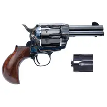 Cimarron Thunderer .45LC/.45ACP 3.5" Barrel Single Action Revolver with Dual Cylinder and Blued Finish