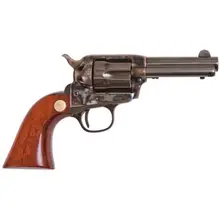 Cimarron Model P Jr .38SPL Revolver, 3.5" Barrel, 6-Round, Blued Finish, Walnut Grip