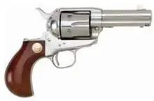 Cimarron Thunderer .45LC Stainless Revolver with 3.5" Barrel and Walnut Grip - 6 Rounds (CA4506)