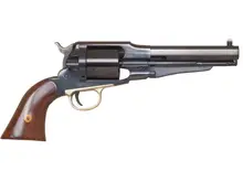 Cimarron 1858 New Model Army .45LC 5.5" 6-Round Revolver, Color Case Hardened, Blued, Walnut