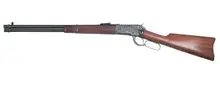 Cimarron 1892 .45LC Lever Action Carbine with 20" Blued Barrel, Saddle Ring, and Walnut Stock (Model AS612)