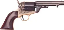 Cimarron 1851RM WB Hickok .38SPL Charcoal Blued Engraved Pistol