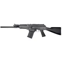 JTS M12AK 12 Gauge Semi-Automatic Shotgun with 18.7" Chrome-Lined Steel Barrel, Picatinny Rail, Synthetic Fixed Stock, and Optics Ready