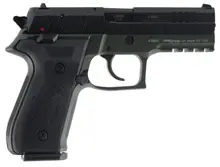 Arex Rex Zero 1S Standard 9mm Pistol, OD Green, 4.3" Barrel, 17rd Mags, Black Polymer Grip
