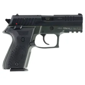 Arex Rex Zero 1 Compact 9mm Luger 3.85" 15+1 OD Green Hardcoat Anodized Black Polymer Grip Pistol REXZERO1CP07