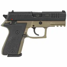 AREX Defense Zero 1 CP Compact 9mm FDE/Black 3.85" Barrel 15RD Semi-Automatic Pistol