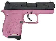Diamondback DB9 Micro-Compact 9mm Luger 3" Pistol with Pink Polymer Grip/Frame - 6+1 Rounds