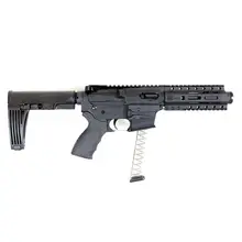 Diamondback Firearms DB9R 9mm Luger 4.50" 31+1 Black Pistol with Magpul MOE Grip and Gearhead Works Tailhook Mod2 Brace