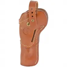 1791 GunLeather Classic Brown Leather 5.5" Ambidextrous OWB Revolver Holster - Fits Ruger Wrangler & Colt SSA - SARVH55CBRA