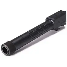 Faxon Firearms S&W M&P Full Size 9mm Threaded Barrel, Flame Flute Design, 416R Stainless Steel with Black Nitride Finish