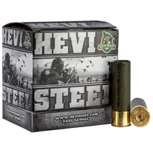 HEVI-SHOT HEVI-STEEL 20 Gauge 3" #2 Shotshell Ammunition, 7/8 oz, 25 Rounds per Box - HS62002