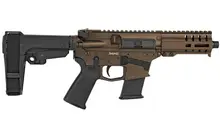 CMMG Banshee 300 MK57 Pistol 5.7x28mm, 20 Round, Midnight Bronze, 5" Barrel, 6 Position Ripbrace