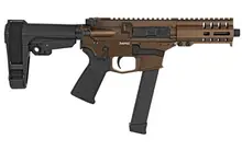 CMMG Banshee 300 MKGS 9MM 5" 33RD Midnight Bronze Pistol with Ripbrace and Magpul Grip