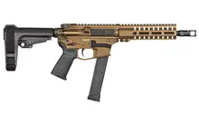CMMG Banshee 300 MK10 10mm 8" Burnt Bronze Pistol with Magpul MOE and 6 Position Ripbrace