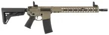 Barrett 17123 REC7 DI Carbine 5.56x45mm NATO 16" 30+1, Flat Dark Earth Cerakote, Black 6 Position Stock & Polymer Grip, Includes Flip-Up Sights