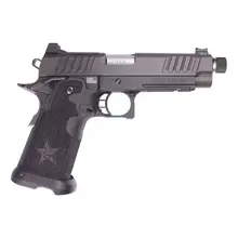Staccato P Optic Ready 9mm Full Size Pistol with Threaded Barrel, Steel Frame, 20+1 Rounds - Black